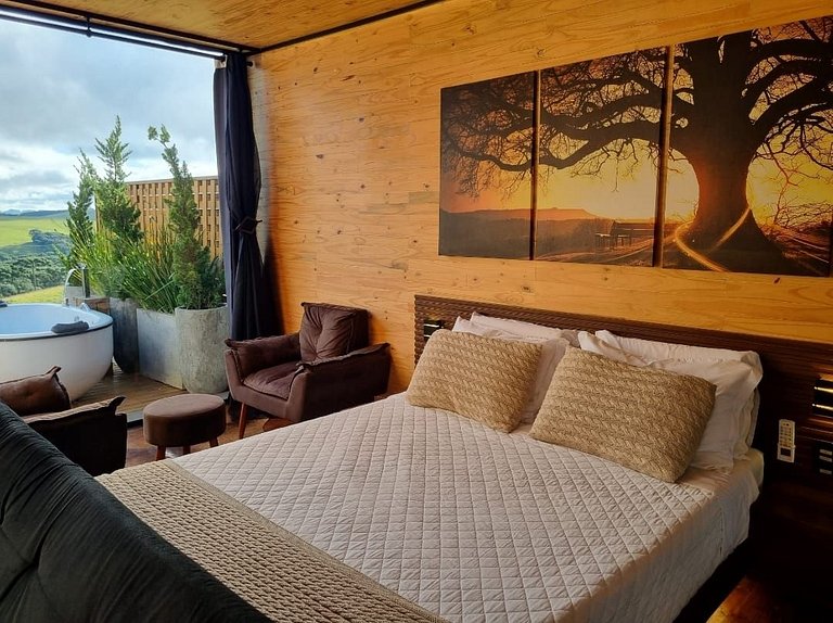 Suíte Fortaleza – Cabana de Luxo na Natureza