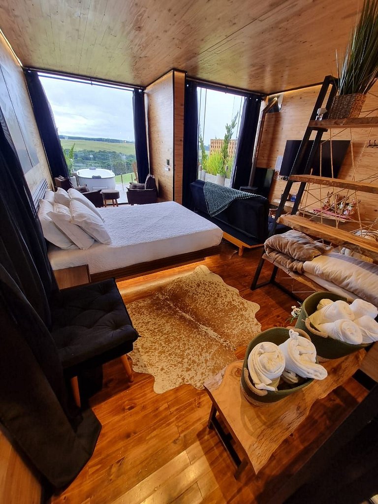 Itaimbezinho – Cabana com Hidro e Lareira