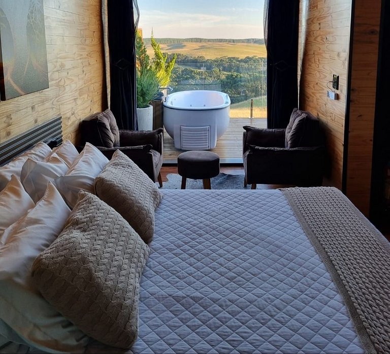 Itaimbezinho – Cabana com Hidro e Lareira