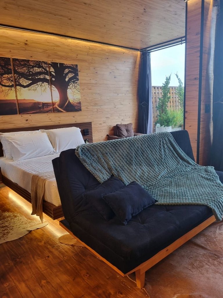 Suíte Itaimbezinho – Cabana com Hidro e Lareira