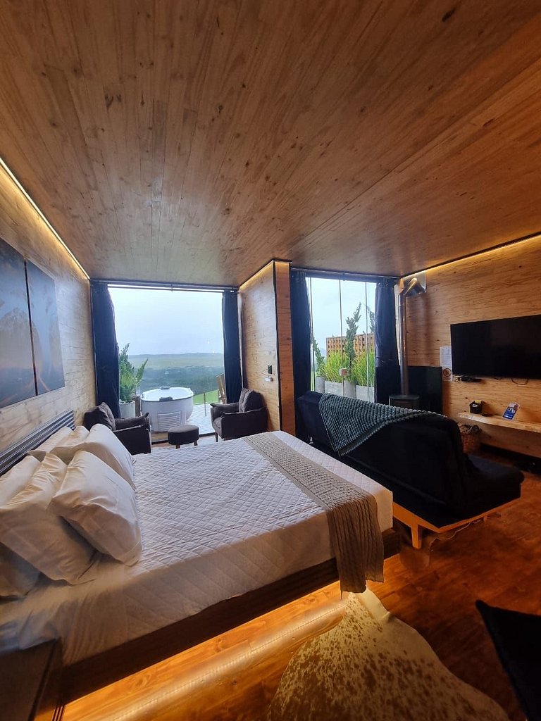 Itaimbezinho – Cabana com Hidro e Lareira