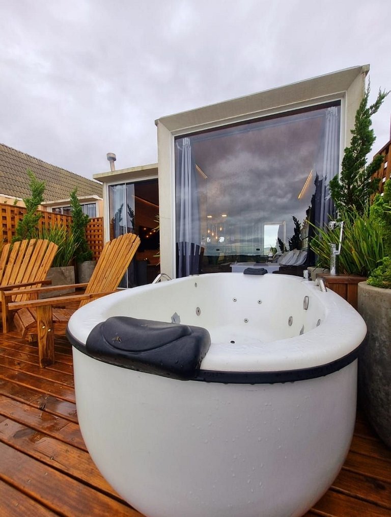 Suíte Itaimbezinho – Cabana com Hidro e Lareira